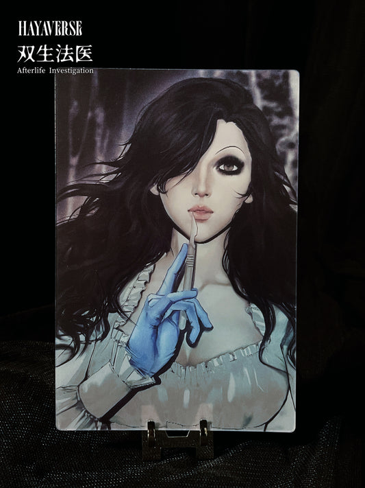 Afterlife Investigation — Lenticular Postcard (Hua) 双生法医 レンチキュラーポストカード 花