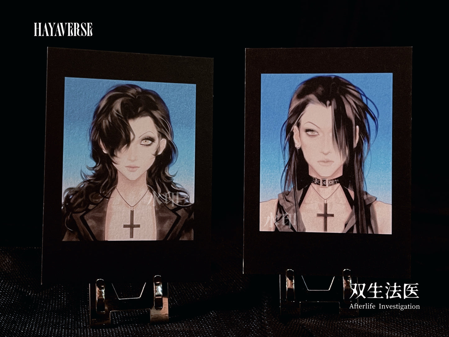 Afterlife Investigation | Duo Protagonists Polaroid Style Print 双生法医 ポラロイド風プリント ― ダブルヒロイン（紙印刷・本物のチェキではありません）